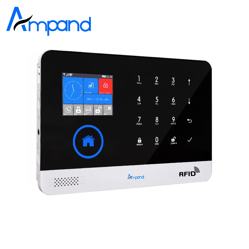 Ampand wifi 3g GSM GPRS домашняя сигнализация многоязычное меню операционное приложение