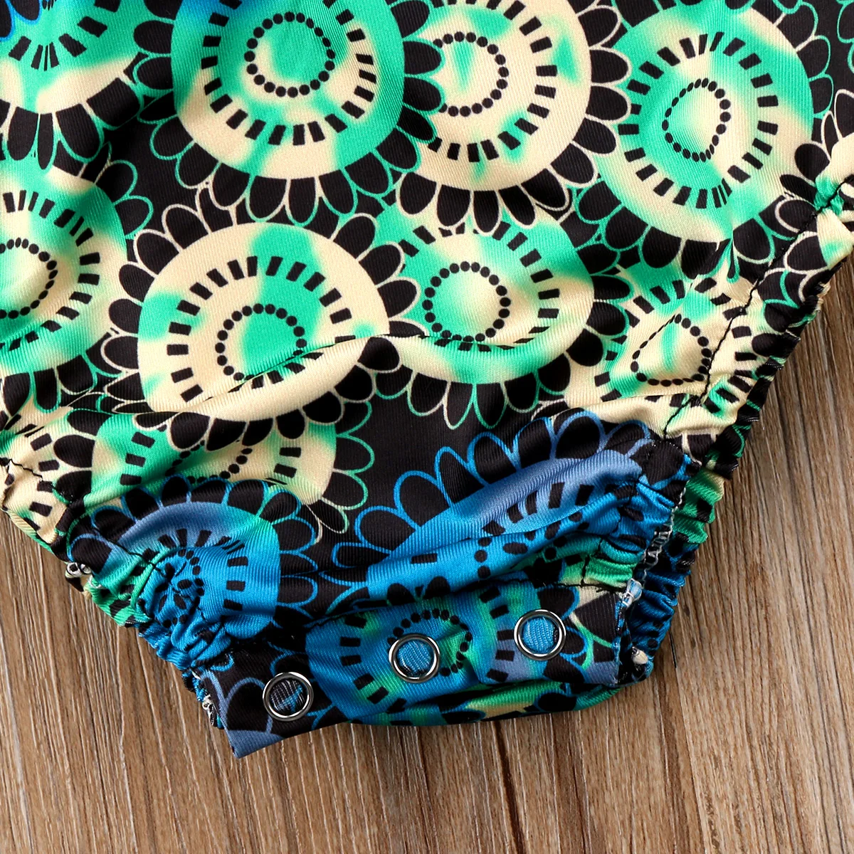 2018 Новый комбинезон для новорожденных девочек бохо на бретелях с цветочным