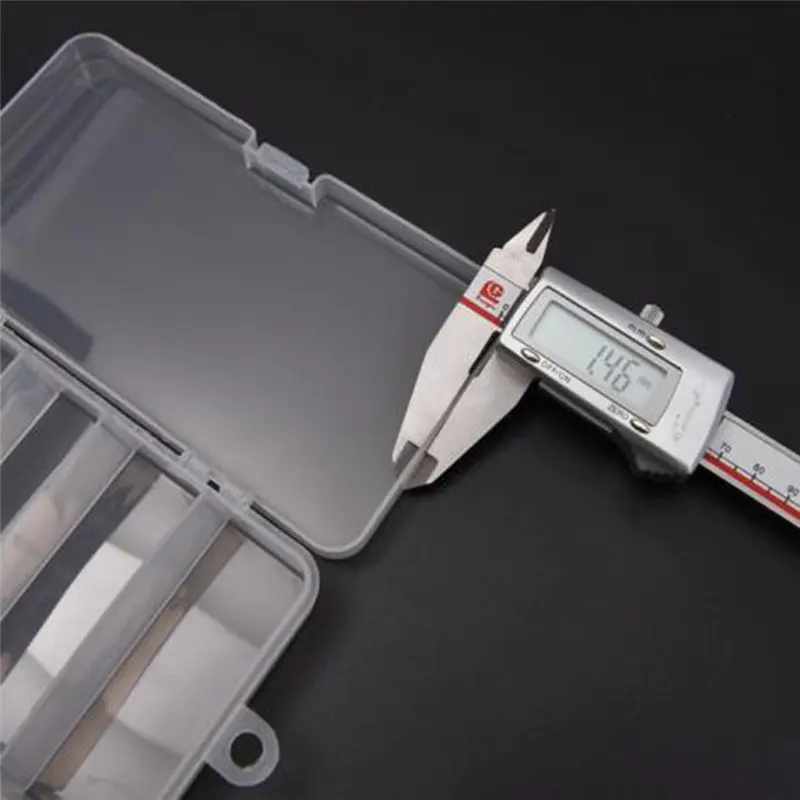 5 отсеков коробки для рыболовных снастей прозрачная пластиковая приманка