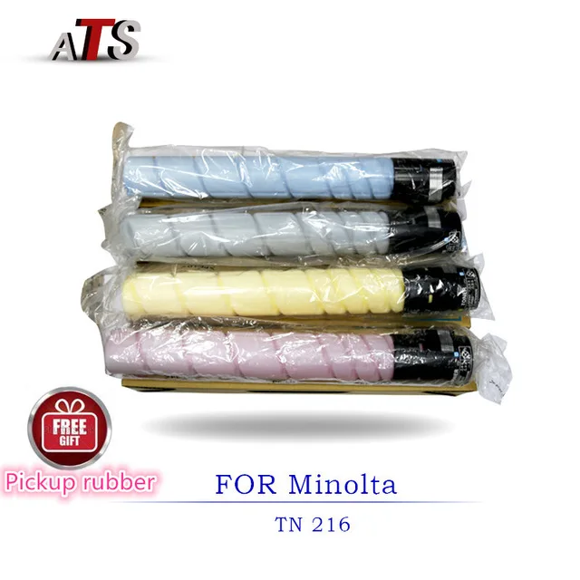 1 шт. BK524G CMY437G тонер картридж CMYK порошок для Konica Minolta TN216 Bizhub C220 C360 C280 совместимый
