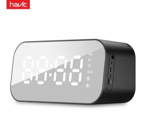 HAVIT M3 портативный Bluetooth динамик Будильник беспроводной светодиодный дисплей