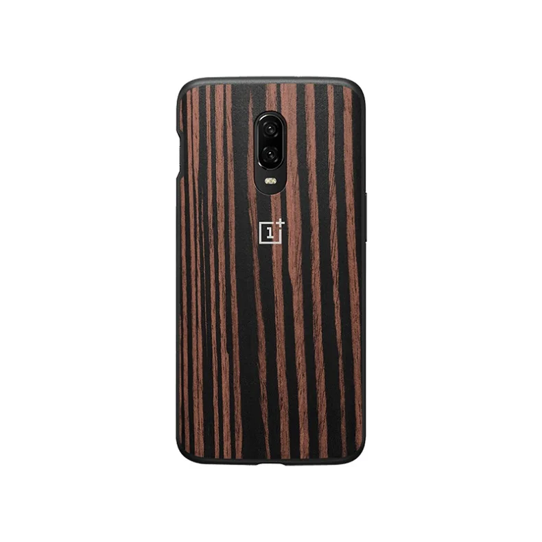 Чехол-бампер для OnePlus 6 T, официальный материал кевлар+ ТПУ, круглый защитный чехол для задней панели Karbon OnePlus6T - Цвет: Rose Wood