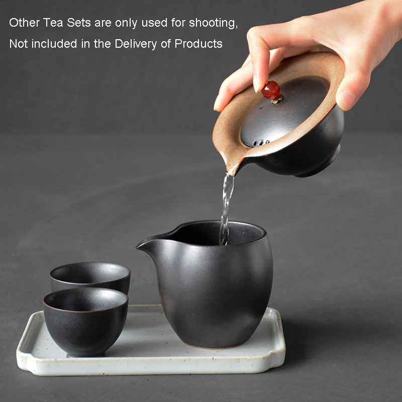 120ml Zen Japanese Style Coarse Pottery Teacup Ceramics Kung Fu Tea Set Gaiwan Coffee Pot Bowl Maker Creative Home Decor | Дом и сад