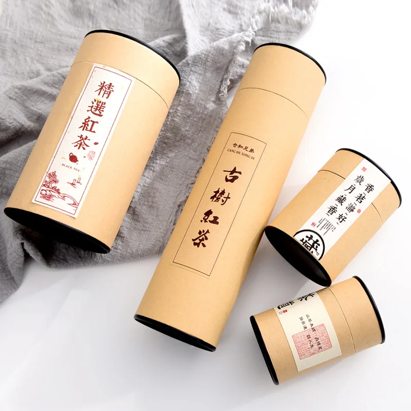 Упаковка для чая трубка рисования Упаковочная упаковка Оптовая торговля