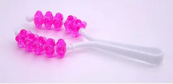 Портативный ручной массажер для ног роликовый антицеллюлитный снятия боли