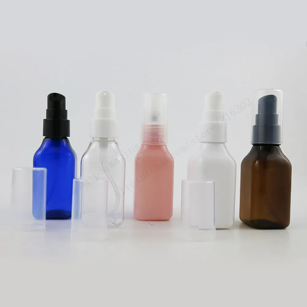 50x50 мл Янтарный Кобальт розовый прозрачный белый дорожный квадратный