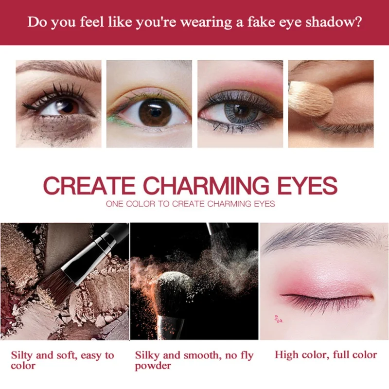 10 видов цветов Палитра теней для век профессиональный макияж блеск палитра