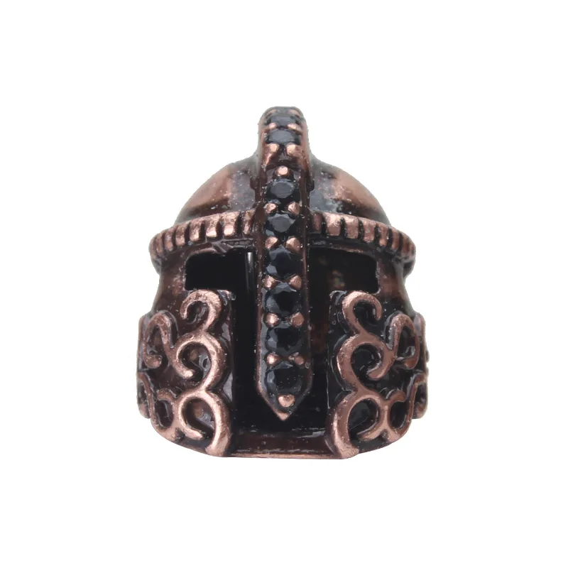 Бусины для изготовления ювелирных изделий медные бронзовые шлем гладиатора мм 1