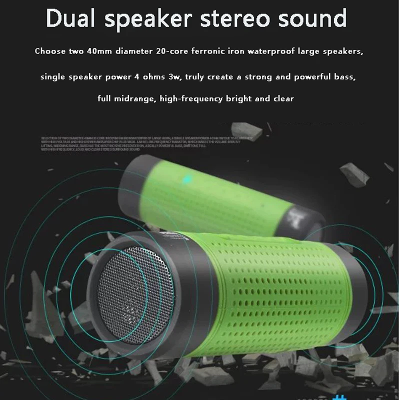 Новейшая модель PD X1 Велосипедный Спорт Bluetooth v4.0 Динамик Портативный FM радио TF