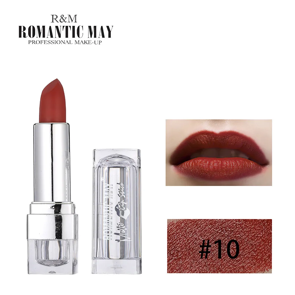 Водостойкая матовая губная помада набор Обнаженная Увлажняющая много бархатных