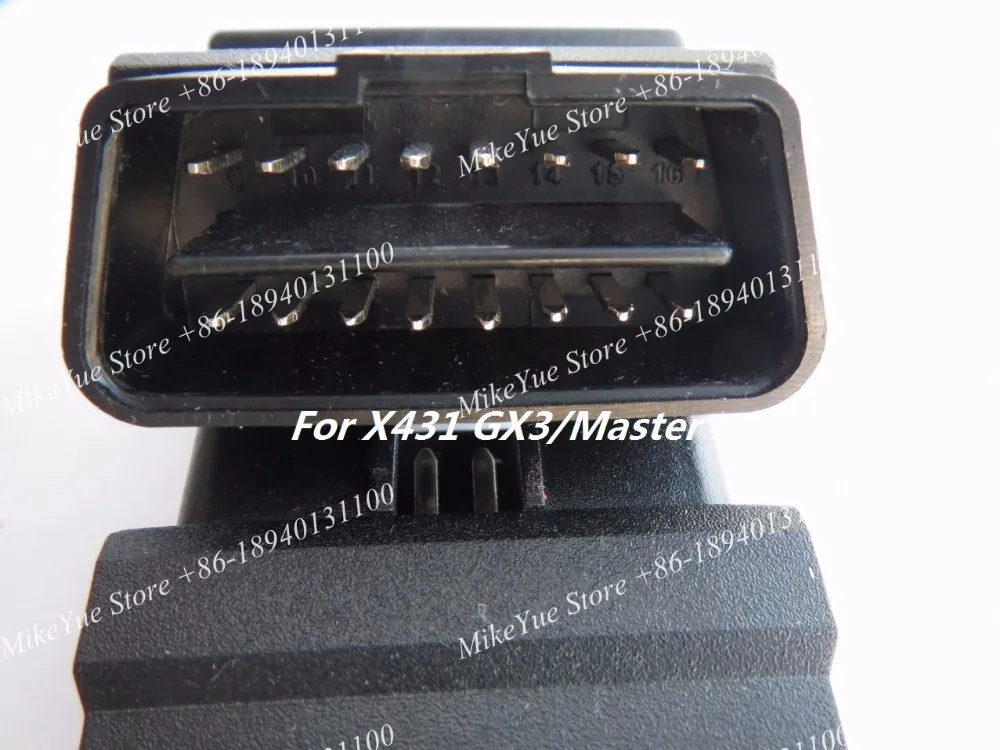 for Launch X431 Smart OBD I II DLC 16E Adapters EOBD Connector 431 GX3 Master PRO PRO3 3G PAD Adapter|x 431|obdii connectorconnector obd |