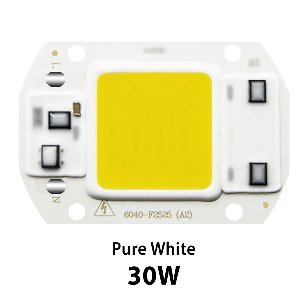 30Watt Purm White Hontiey светодиодный COB теплый белый 220V 110V умная ИС(интеграционная схема) нет необходимости в драйвере, 20 Вт, 30 Вт, 50 Вт, ручная сборка на открытом воздухе роста рассады растений освещение - Испускаемый цвет: 30Watt Purm White