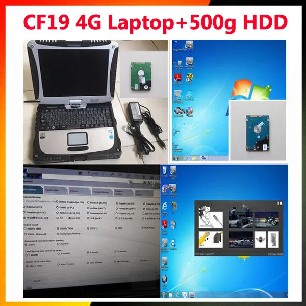 2019 09 для BMW ICOM A2 b c программное обеспечение в 500 Гб HDD родное с CF19 4g ноутбук ISTA/D (4 18) и