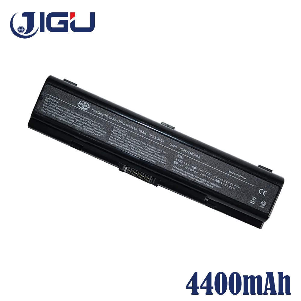 JIGU 6 ячеек PA3534U 1BRS PA3533U Аккумулятор для ноутбука Toshiba Satellite A215 A210 A205 1BAS L300 A200 M200