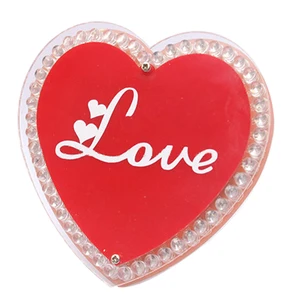 Набор для самостоятельной сборки с цветным светодиодным сердечком, набор для пайки, творческие подарки светодиодный электронный набор для самостоятельной сборки, источник питания от батарейки АА