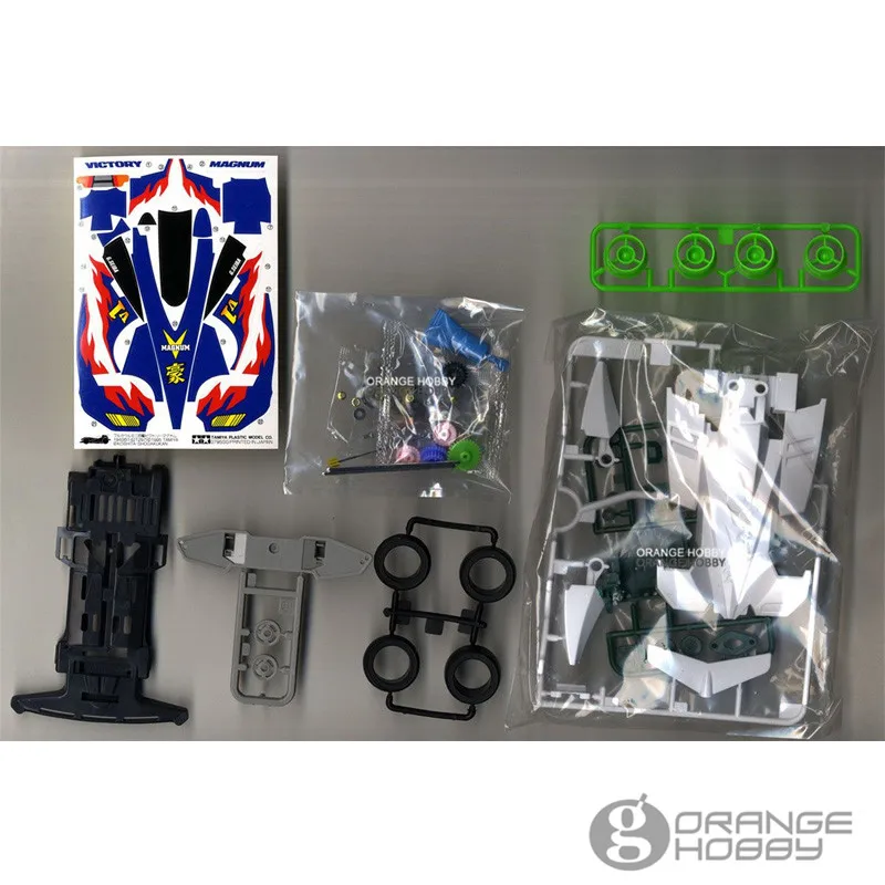 OHS Tamiya 1/32 мини 4WD Виктори магнум (супер 1 шасси) в сборе пластиковые модельные