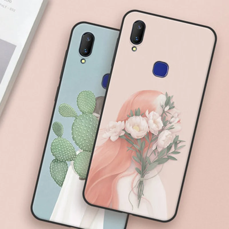 Чехол 6 26 дюйма для vivo Y85 V9 чехол в литературном стиле мягкий Y 85 V 9 телефона VIVO