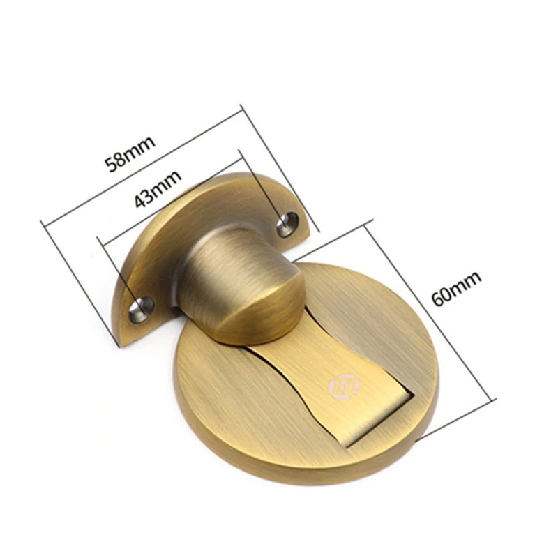 Magnet Door Stops Stainless Steel Invisible Door Stopper Magnetic Door Holder Toilet Glass Door Hidden Doorstop Hardware