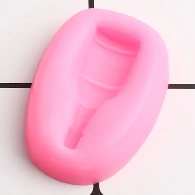 Шампанского бутылка силиконовые формы конфеты форма для шоколада Fondant Mold украшения для кексов форма для выпечки DIY Свадебные инструменты для украшения торта