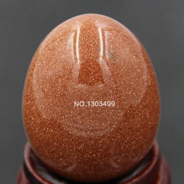 34x44 мм красивый красный золотой камень песок флэш Сфера яйцо чакра исцеляющий reiki