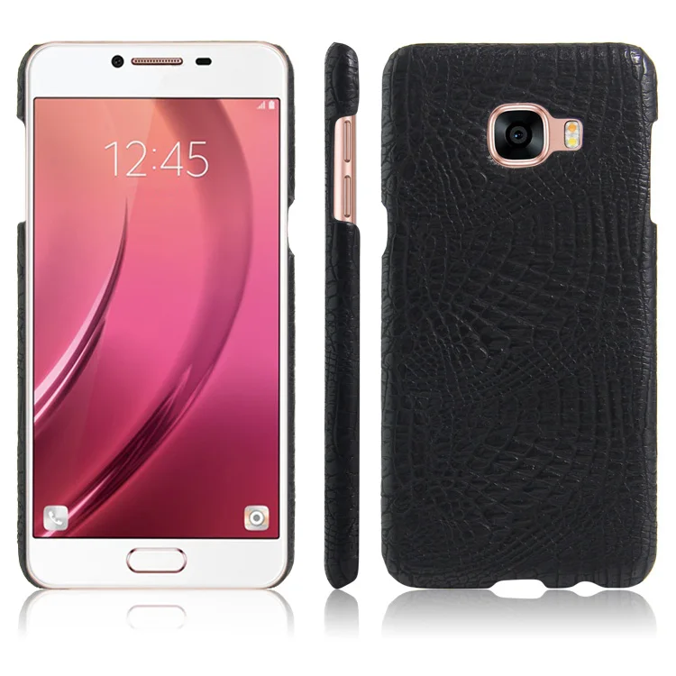 Роскошный чехол из крокодиловой кожи для Samsung Galaxy C5 с рисунком в армейском стиле