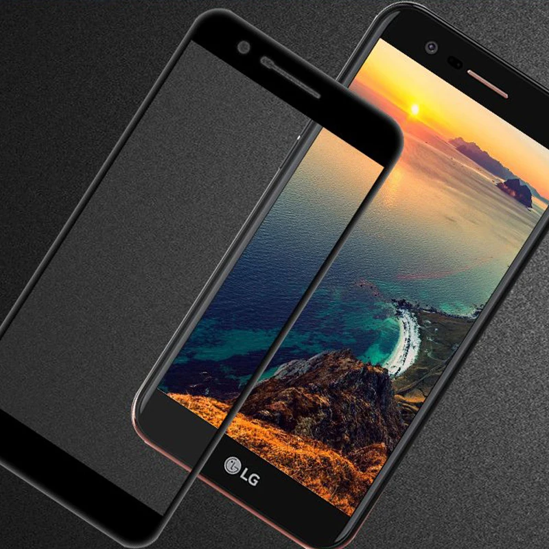 E SKY Защита экрана для LG K4 K8 K10 2016 2017 закаленное стекло Style3 полное покрытие
