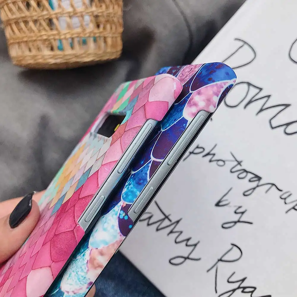 KISSCASE светящийся чехол для samsung Galaxy Note 10 Plus S8 S9 S10 5G S10E Fish Scale телефона A50 A70 Fundas |