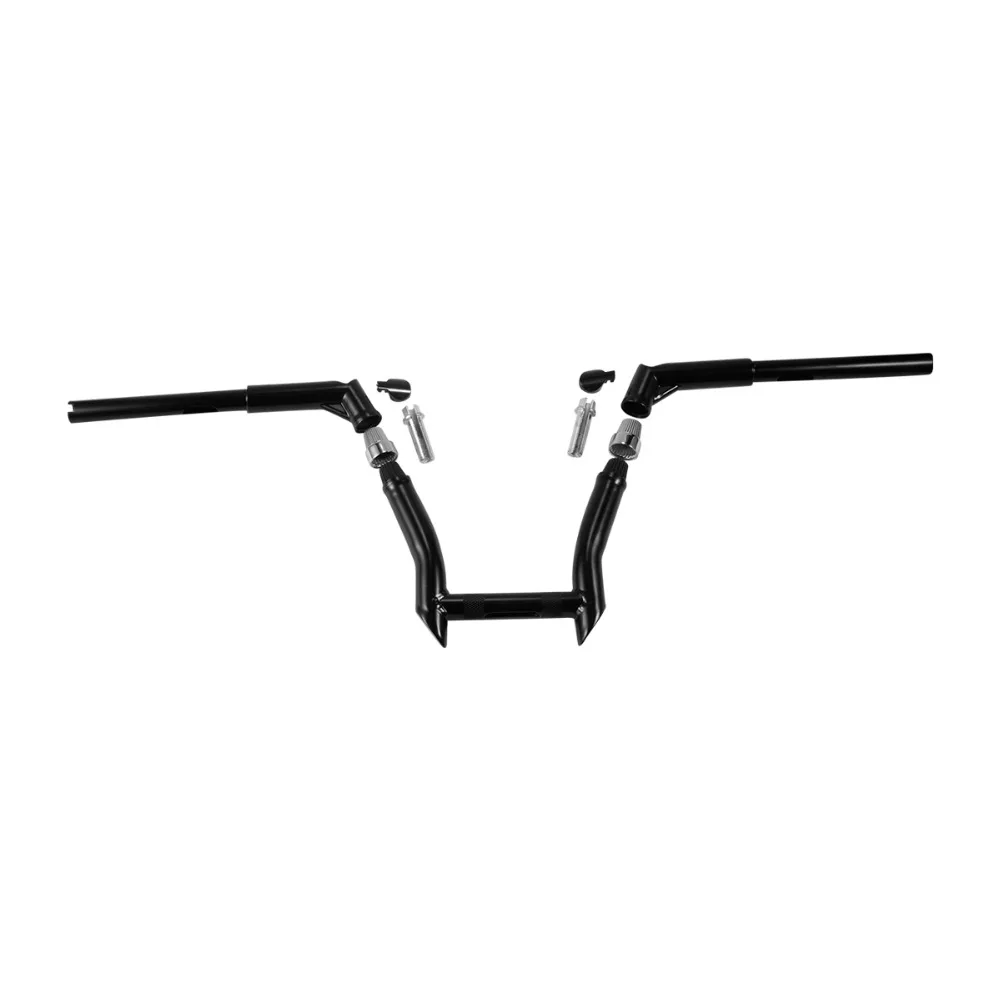 Черный 10 &quotRise 1 25&quot Руль для Harley FLS FLSS FLSTC FLSTF FLSTFB FXDB FLD Dyna Softail Custom Deluxe Night Train 00-17 |