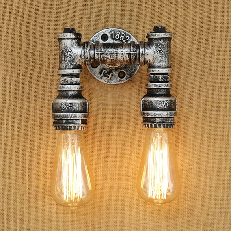 Металлический Настенный светильник E27 в стиле ретро лампа лофт и индастриал 2