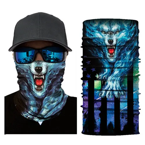 Новое поступление 3D животных уличные Лыжные маски велосипед Cyling Beanies маска для лица зима теплый ветер пробка лицо шапки для велосипеда - Цвет: B