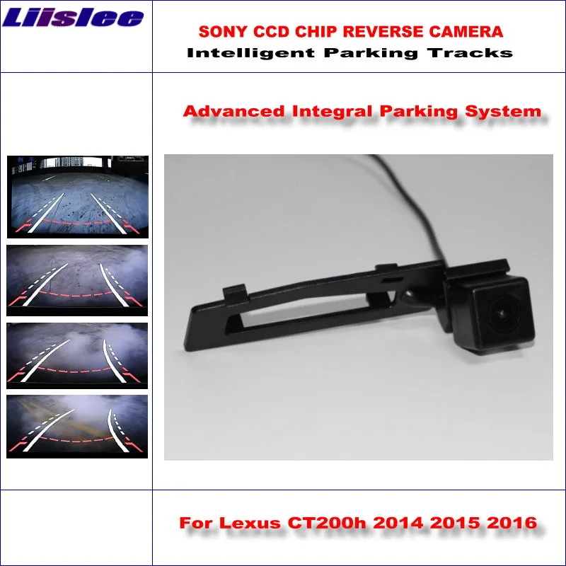 

Liislee Автомобильная камера заднего вида для Lexus CT200h 2014 2015 2016 заднего парковочного/динамического наведения Tragectory / HD ночного видения
