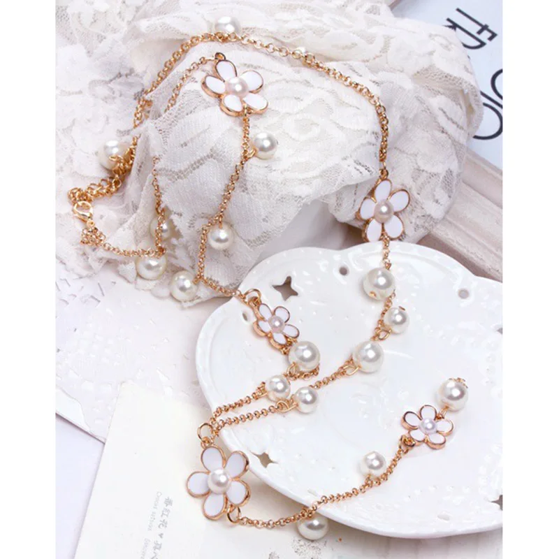 Женская Длинная цепочка на свитер в богемном стиле винтажное этническое