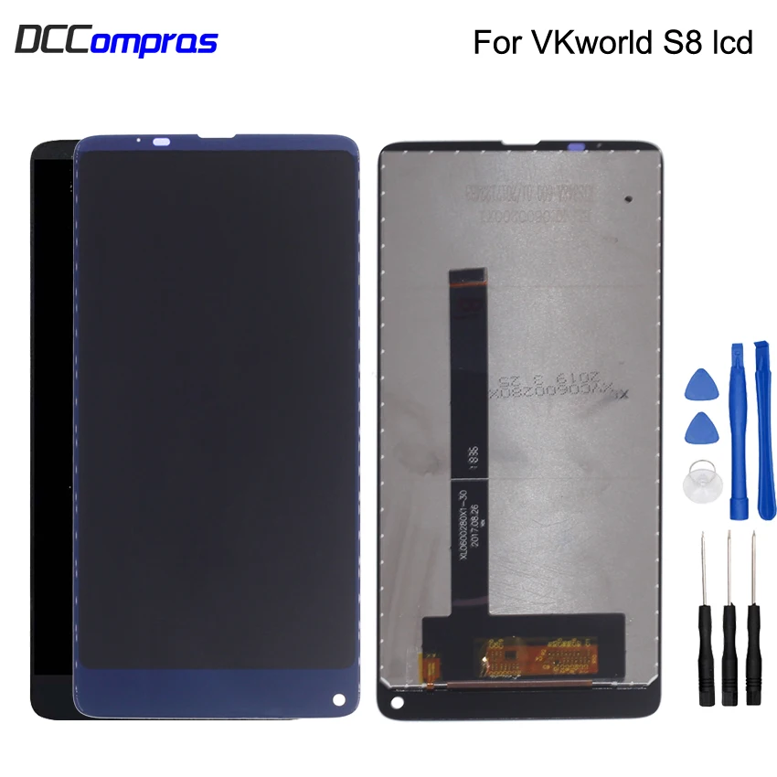 Для VKworld S8 ЖК дисплей сенсорный экран дигитайзер оригинальные запасные части для