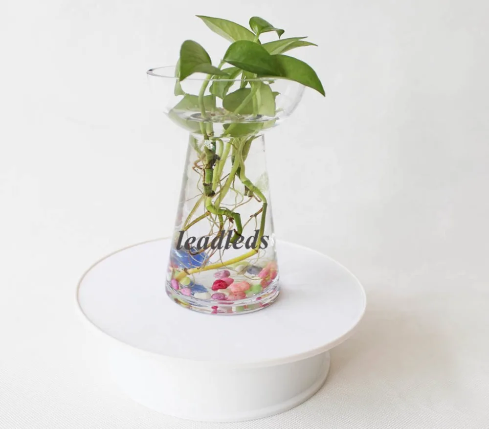 Подставка для ювелирных изделий 8 дюймов с белым бархатным верхом моторизованный