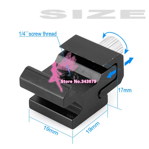 Новинка Speedlite Холодный башмак Горячий 1/4 винт для вспышки крепление-адаптер