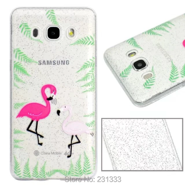 Чехол C-ku из мягкого ТПУ с блестками для Samsung Galaxy S6 S7 S8 J710 note 8 роскошный