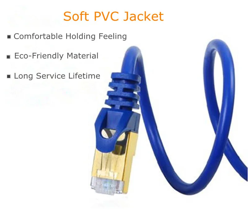 Шикарный-E высокая скорость CAT7 stp ethernet RJ45 Патч LAN Сетевой кабель 1 м 2 3 5 8 10 15 20 для