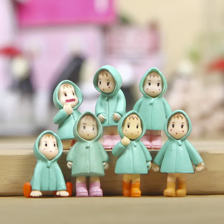 Hayao Miyazaki Totoro поза Сделай Сам озеленение дождевик Xiaomei микро пейзаж садоводства