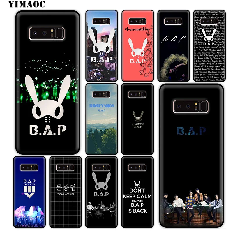 YIMAOC BAP полосы K Pop Мягкий силиконовый чехол для samsung Galaxy Note 10 Plus 9 8 A9 A8 A6 2018 A5 A3 2017 2016 |