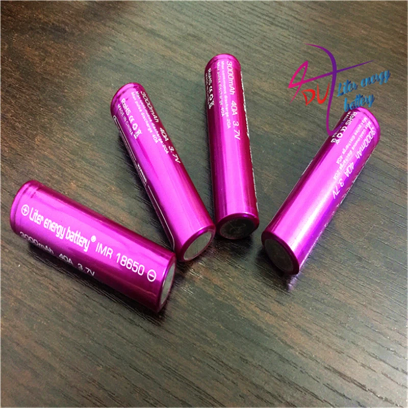 1 шт. высококачественный литий марганцевый аккумулятор на 18650 литров 3000 мАч 40 А