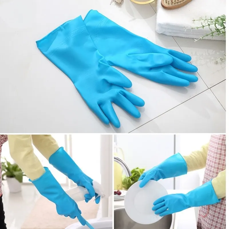 120 пар/лот для мытья посуды ПВХ Перчатки бытовой уборки из водонепроницаемого
