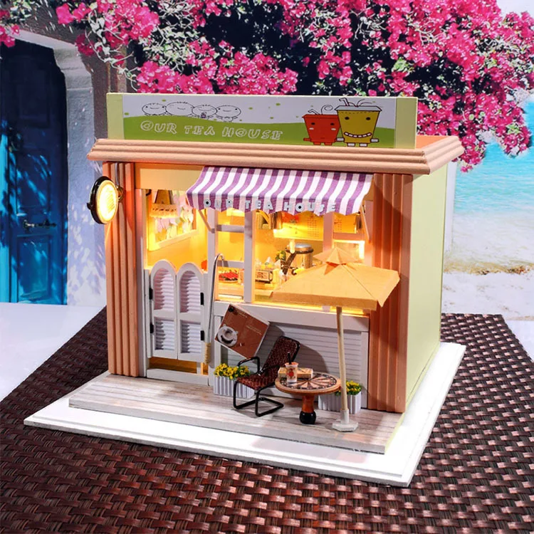 Деревянные кукольные игрушки ручной работы с мебели набор миниатюрных моделей