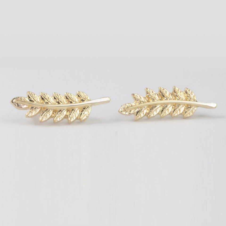 1 пара женские серьги-гвоздики золотого/серебряного цвета | Украшения и