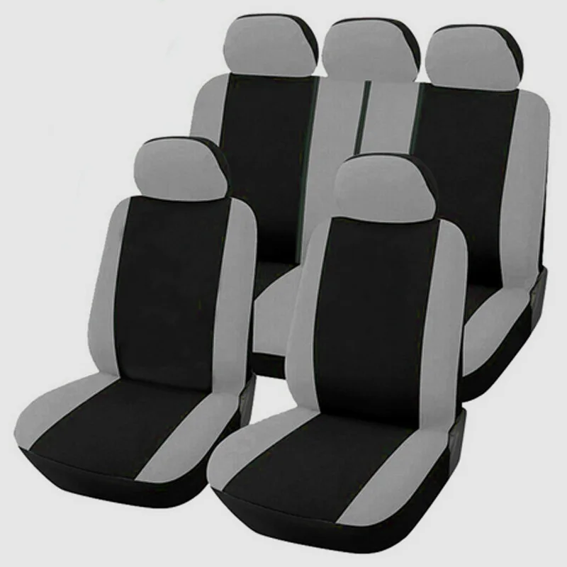 

New High Quality Universal Car Seat Cover 9 Set Full Seat Covers for Crossovers Sedans Auto Interior Styling Decoration Protect