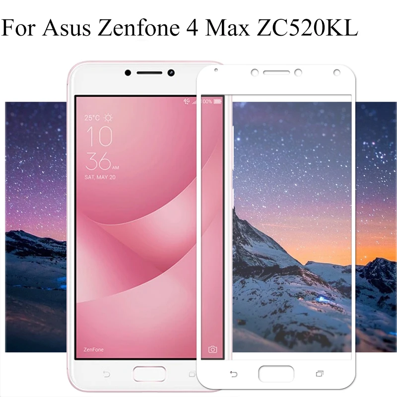 2 шт. для ASUS Zenfone 4 Max ZC520KL закаленное стекло полное покрытие пленка Zenfone4 Защитная