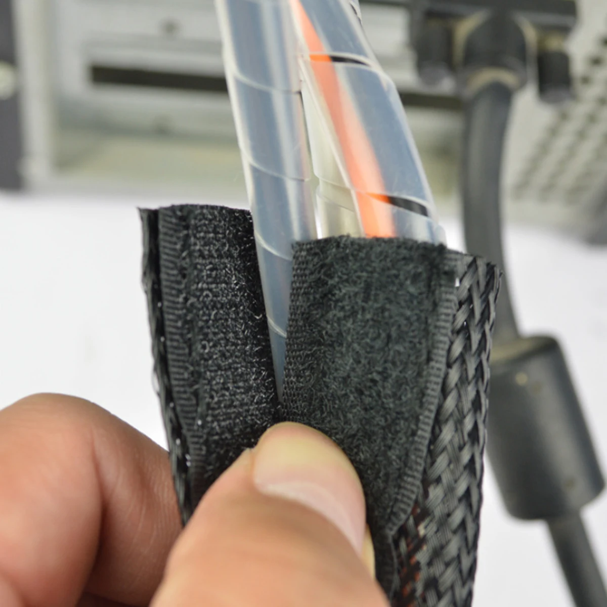 Защитный чехол для шнура ТВ ПК домашнего кинотеатра 2 м|Органайзеры кабеля| |