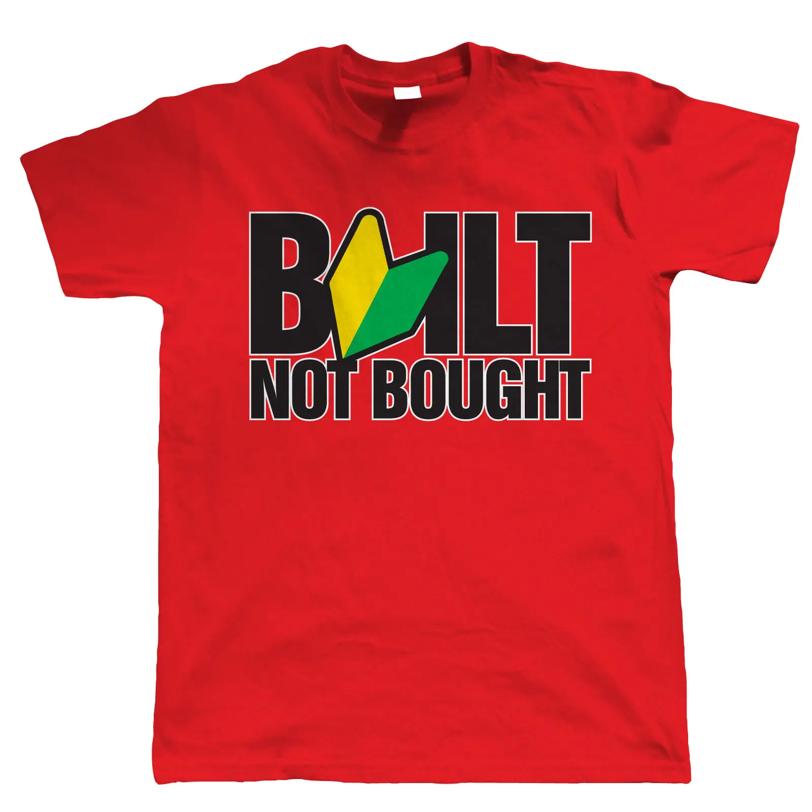 Free Shipping Men's Built Not Bought Funny Printed Summer Short Sleeve T-Shrts | Мужская одежда