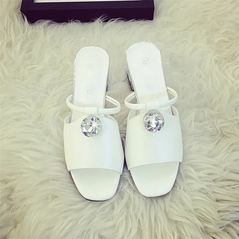 Женщины Сандалии Обувь Горный Хрусталь Peep Toe Каблуки Сексуальные Открытым Носком