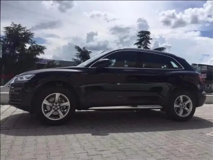 ABS хром автомобиля Боковая дверь тела протектор молдинг крышка Накладка для 18 19 AUDI Q5 по EMS