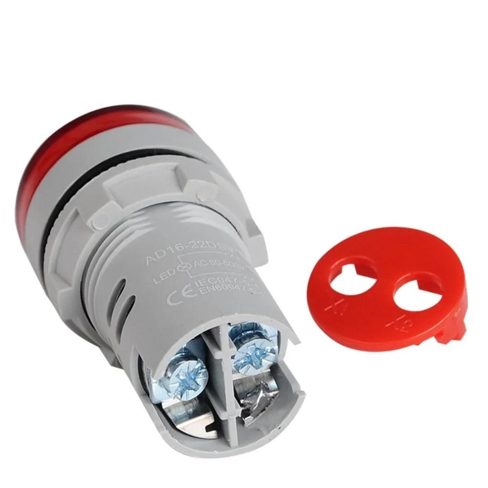 SINOTIMER 60 500 В AC цифровой светодиодный индикатор напряжения сигнальный светильник